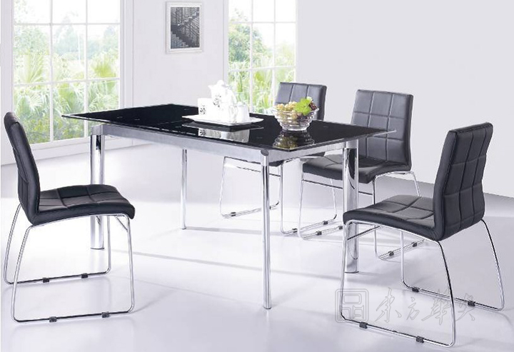 餐廳家具|皮面餐椅|辦公家具|皮面餐椅|鋼腳餐椅