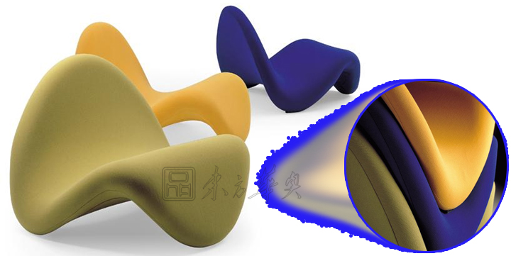 現代經典休閑椅|布面休閑椅|辦公家具|Pierre Paulin舌頭休閑椅