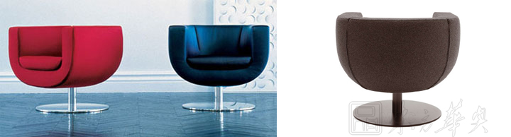 現代經典休閑椅|布面休閑椅|辦公家具|郁金香杯形椅|休閑椅|布面休閑椅