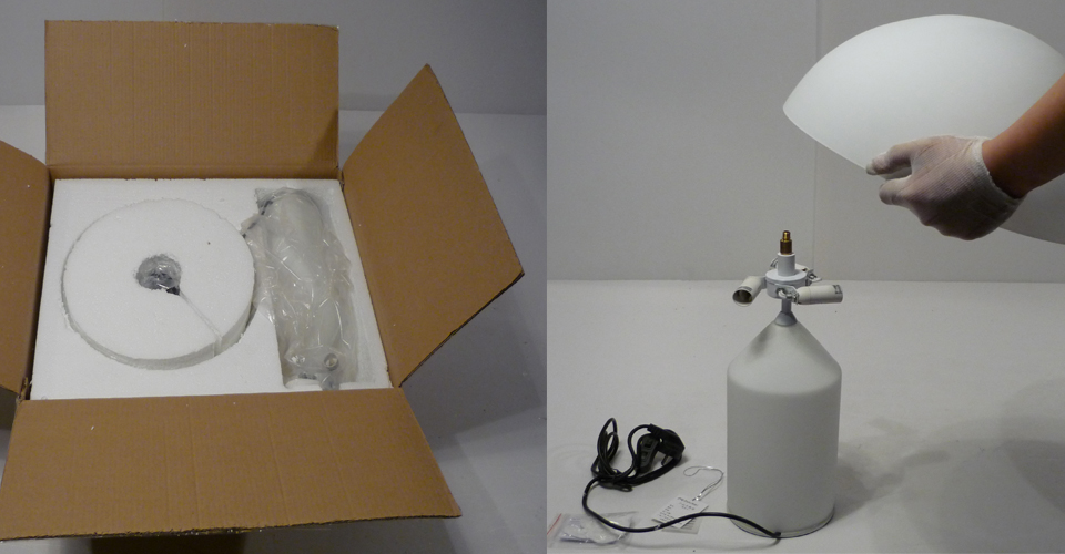 現代經典燈飾|臺燈|辦公家具|oluce Atollo Table lamp 蘑菇現代玻璃臺燈